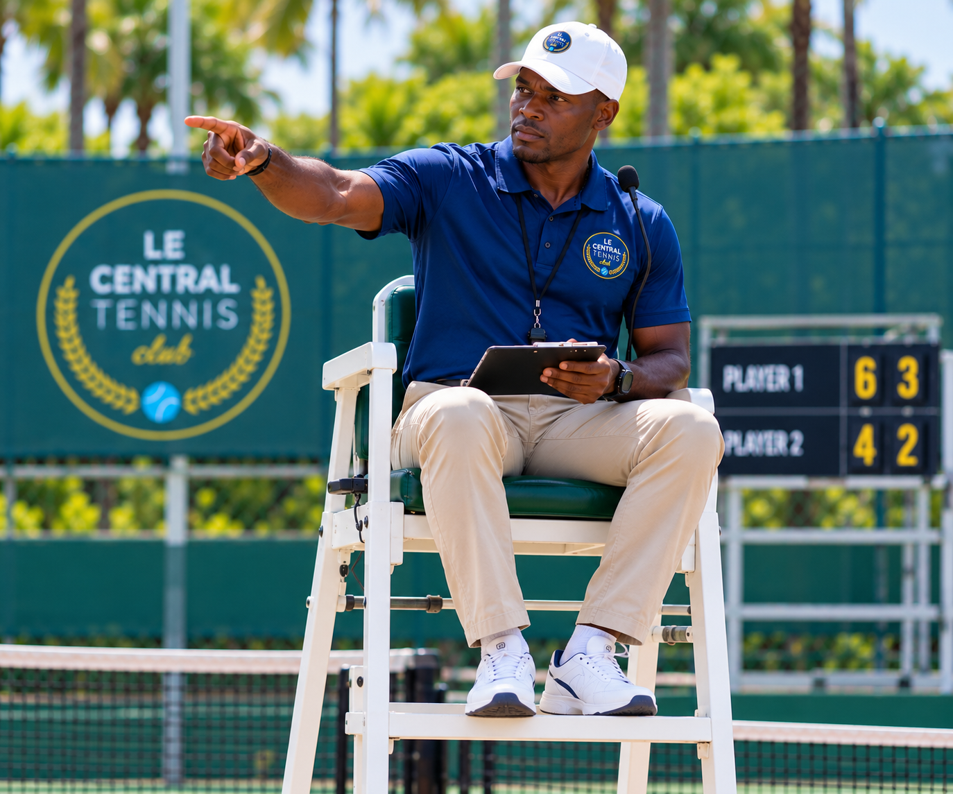Arbitre du Central Tennis Club